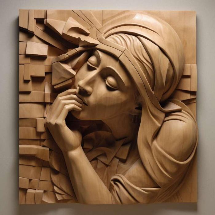 نموذج ثلاثي الأبعاد لآلة CNC 3D Art 